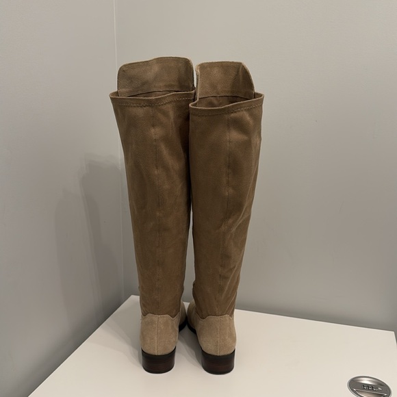 Lucky Brand Calypso Tall Suede Tan Boots, 8 - Picture 5 of 16